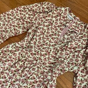 Floral print vintage dress